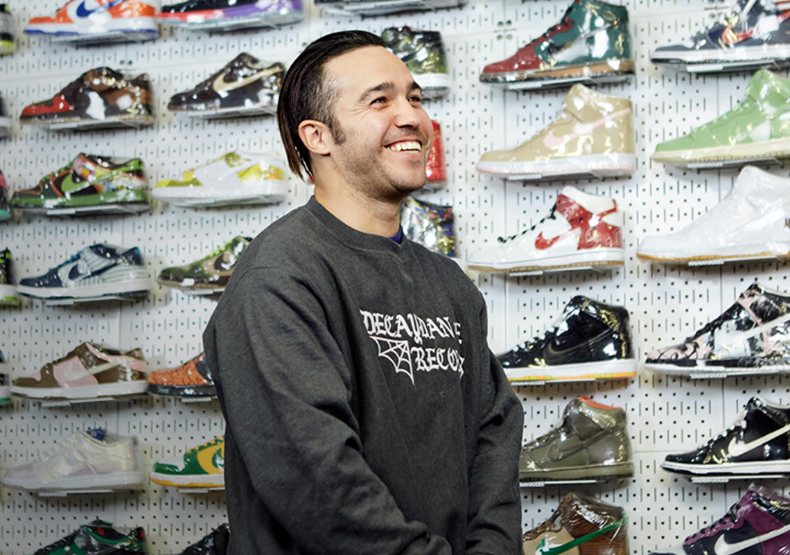 Fall Out Boy's Pete Wentz Talks Kanye, Vans and More While Sneaker Shopping At Stadium Goods