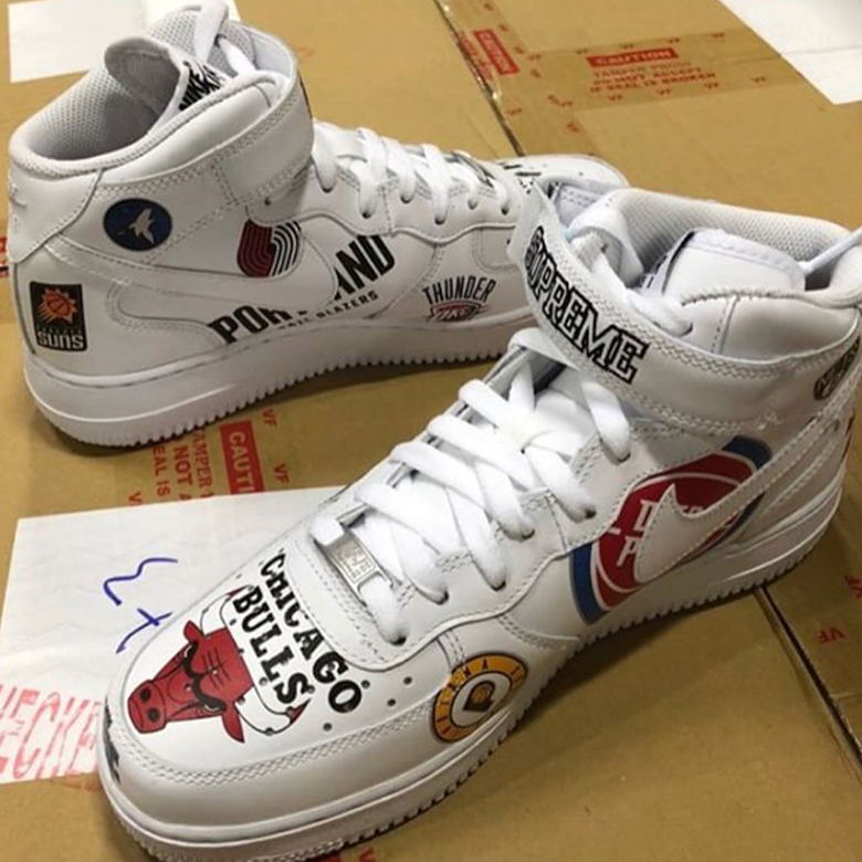 Supreme Nba Nike Air Force 1 Mid First Look 4