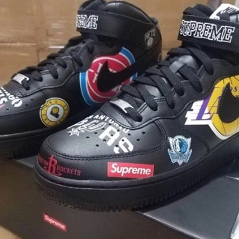 Supreme Nba Nike Air Force 1 Mid First Look 6