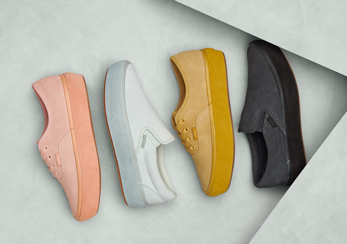 Vans Adds A Suede Platform Outsole To Two Classic Silhouettes