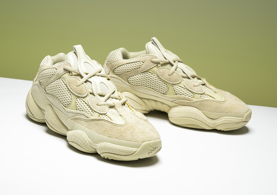 Adidas Yeezy 500 Supermoon Yellow Shoes 1