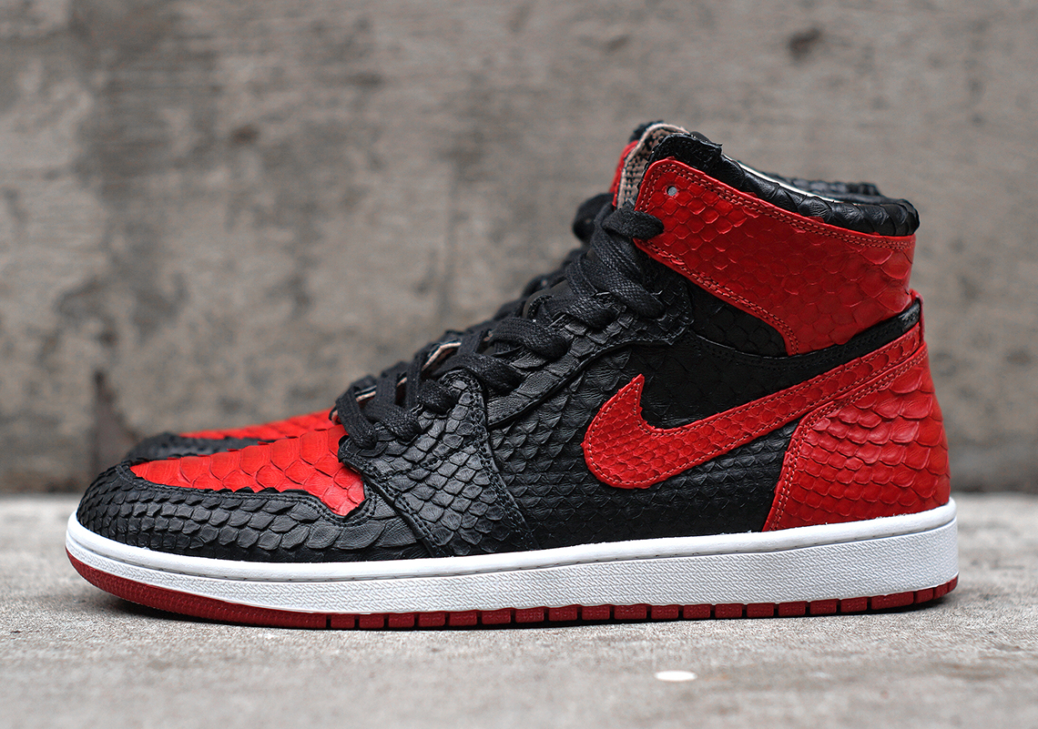 Air Jordan 1 Banned Jbf Customs Python 2