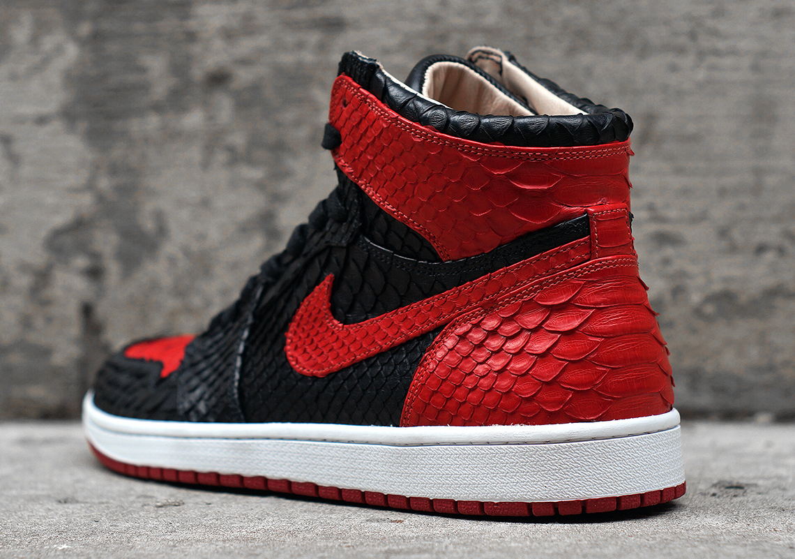 Air Jordan 1 Banned Jbf Customs Python 4