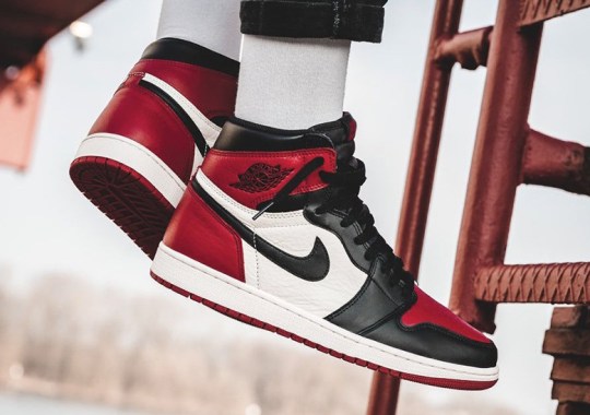 Where to buy: Air Jordan 1 “Bred Toe”