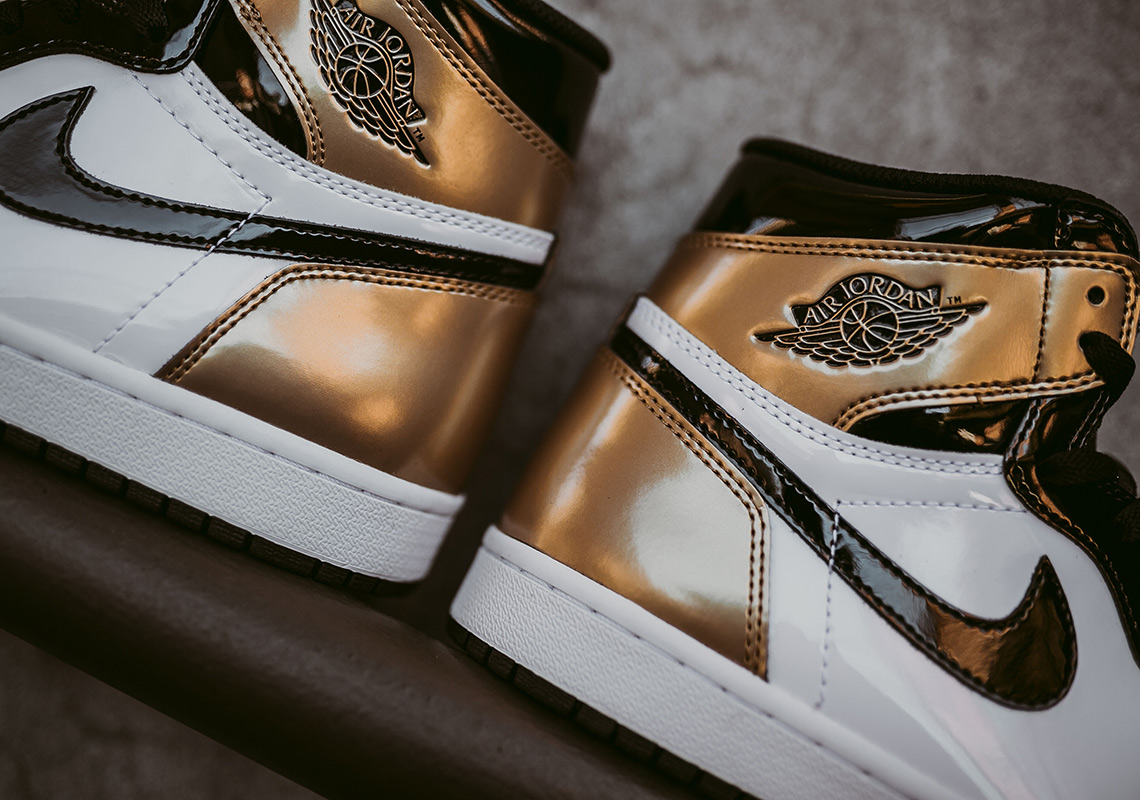 Air Jordan 1 Gold Toe Release Date Info 3