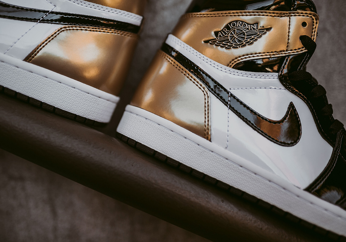 Air Jordan 1 Gold Toe Release Date Info 7