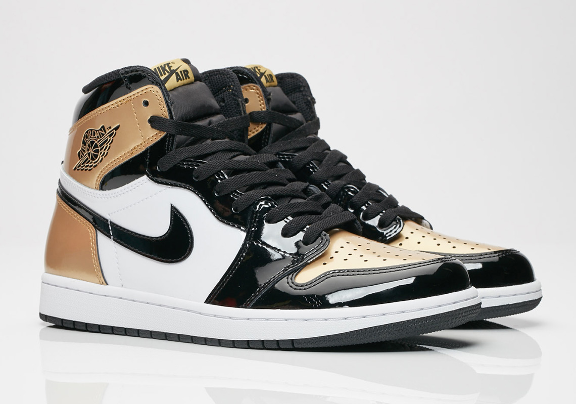 The Air Jordan 1 Retro High OG NRG "Gold Toe" Is Arriving At Retailers