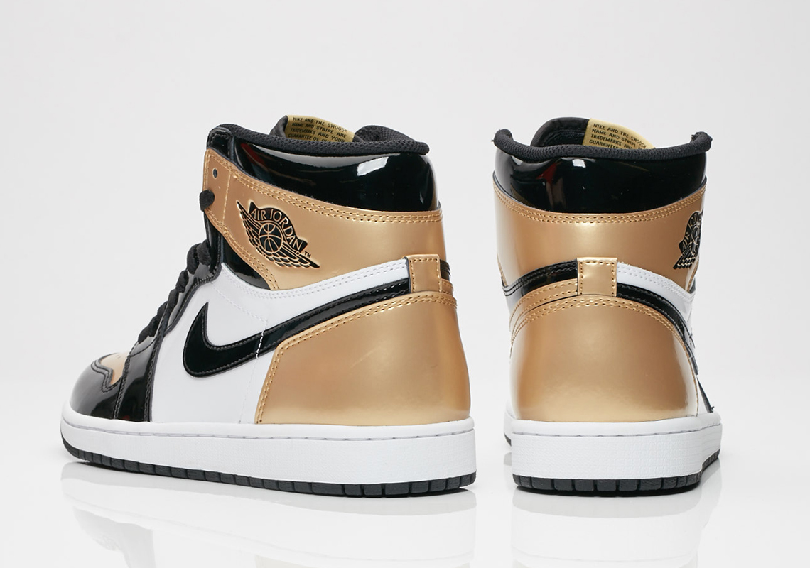 Air Jordan 1 Retro High Og Gold Toe Release Info 2