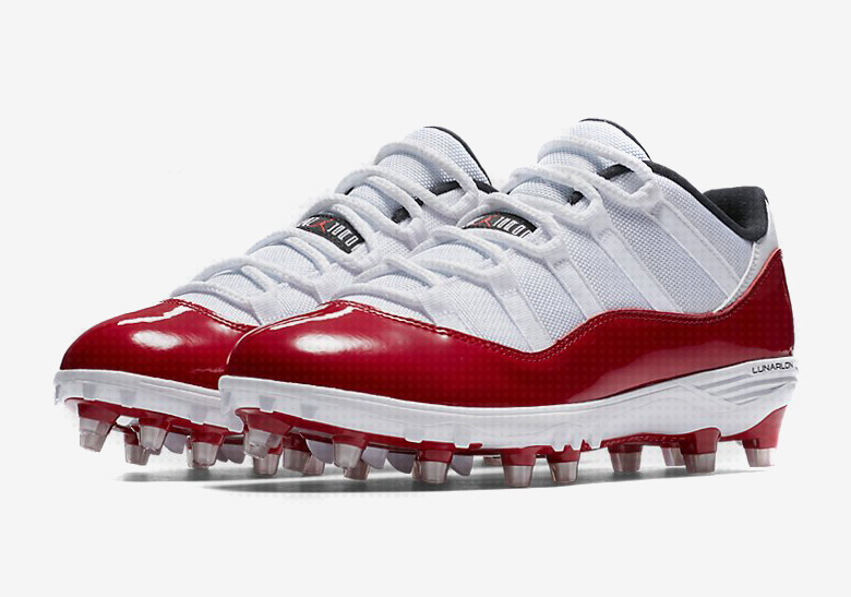 Air Jordan 11 Low Mcs Cleats Baseball Red