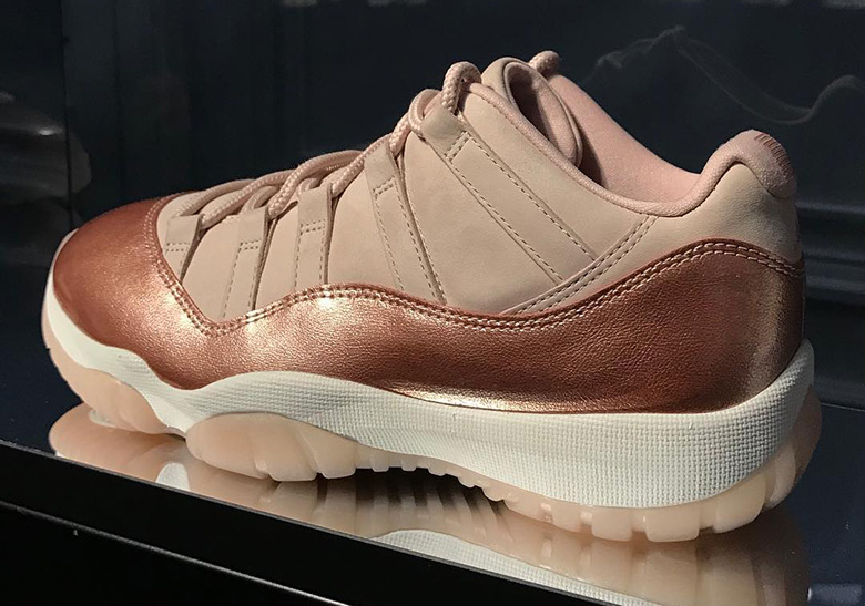 Air Jordan 11 Low Pink Rose Gold