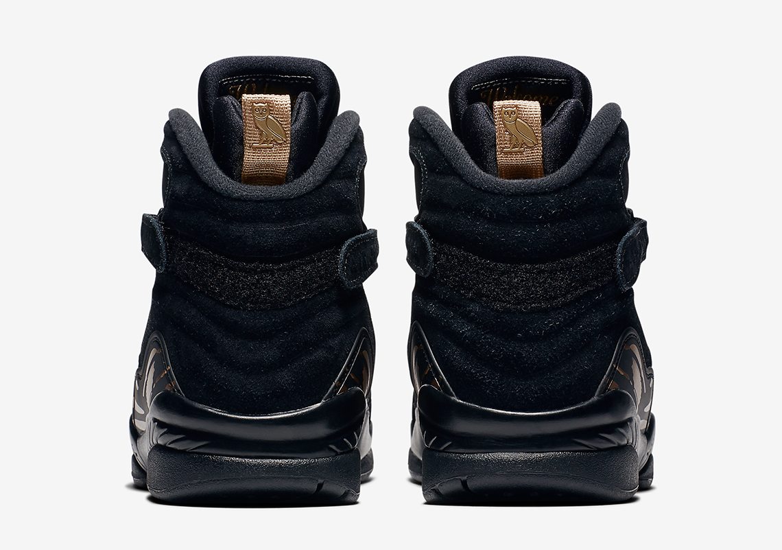 Air Jordan 8 Ovo Snkrs Draw Black 2