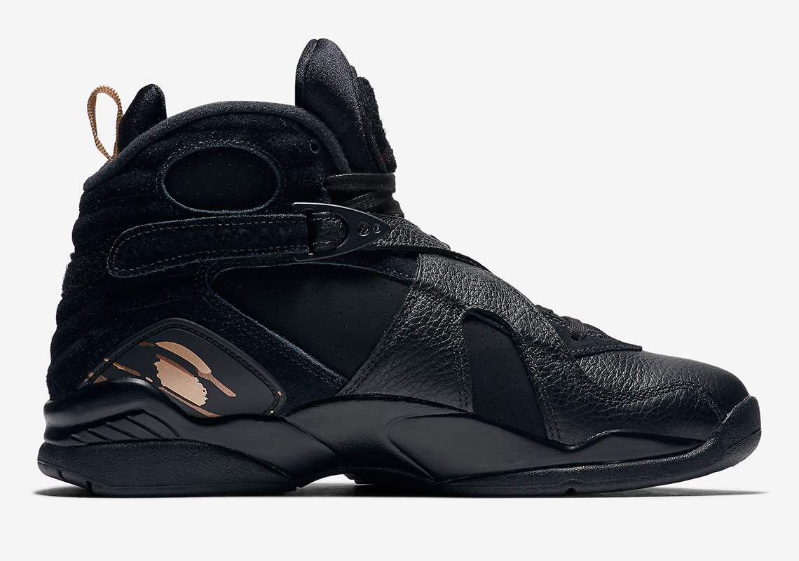 Air Jordan 8 Ovo Snkrs Draw Black 5