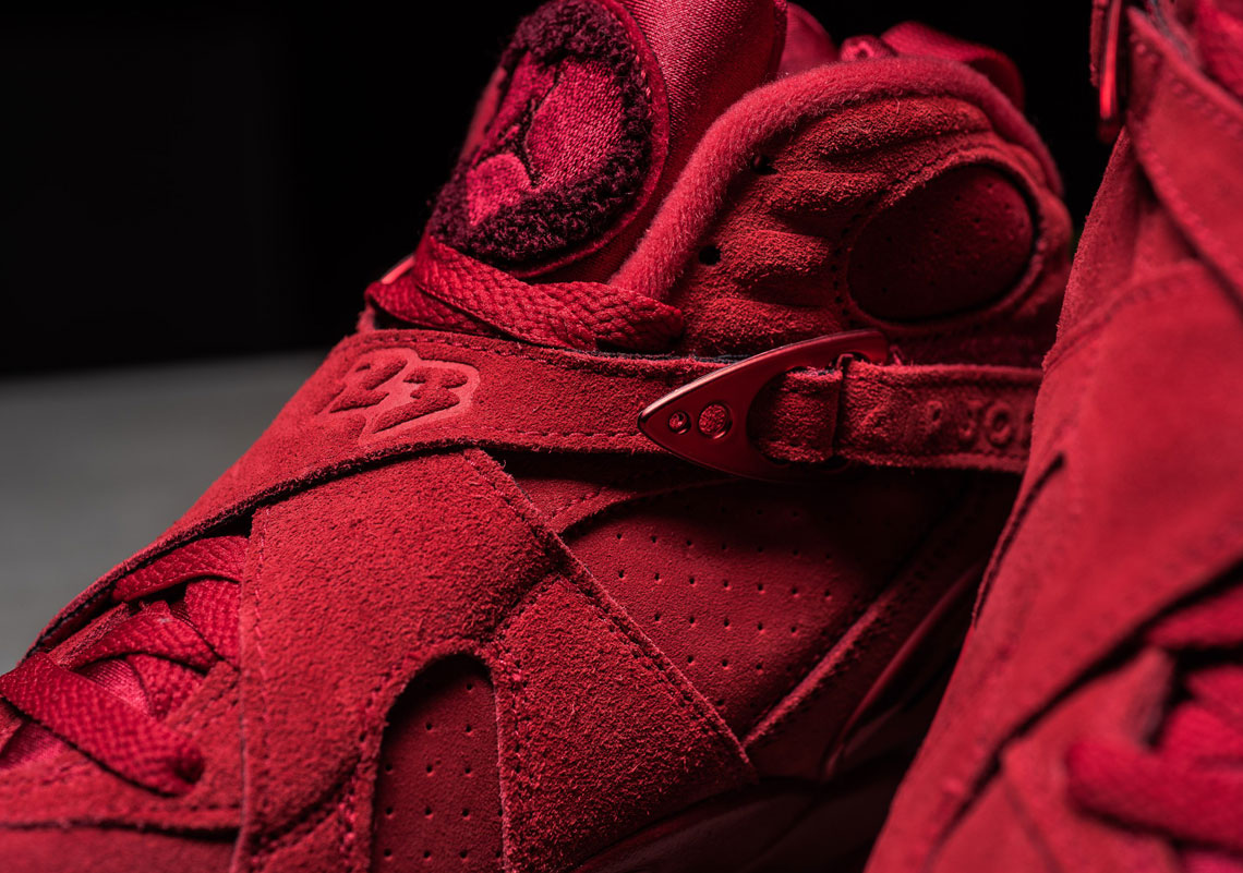 Air Jordan 8 Valentines Day Aq2449 614 Detailed Look 6