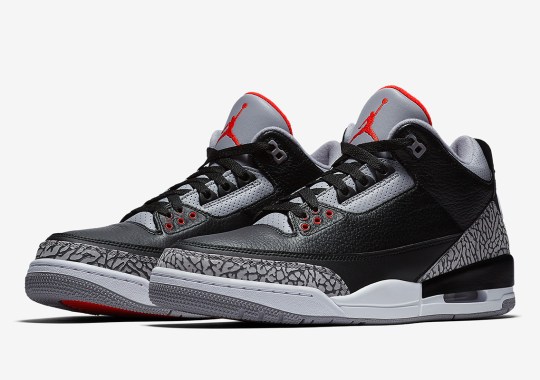 Where to Buy: Air Jordan 3 “Black/Cement”