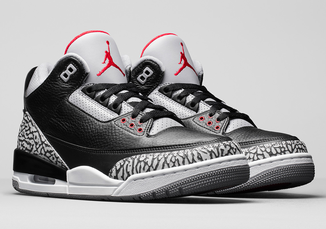 Jordan 3 Black Cement Shoes 854262 001