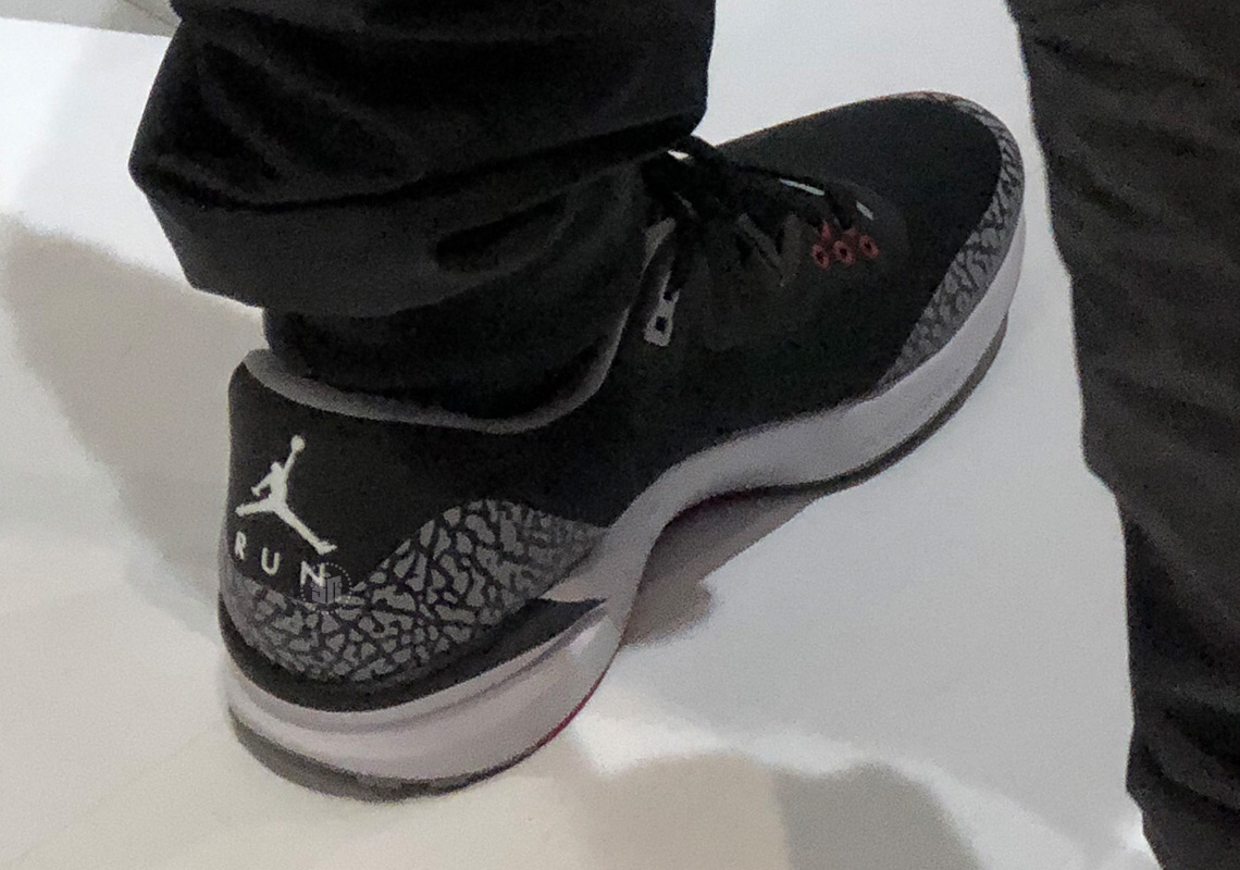 Justin Timberlake Debuts Jordan Zoom Tenacity 88 "Black Cement" Running Shoe