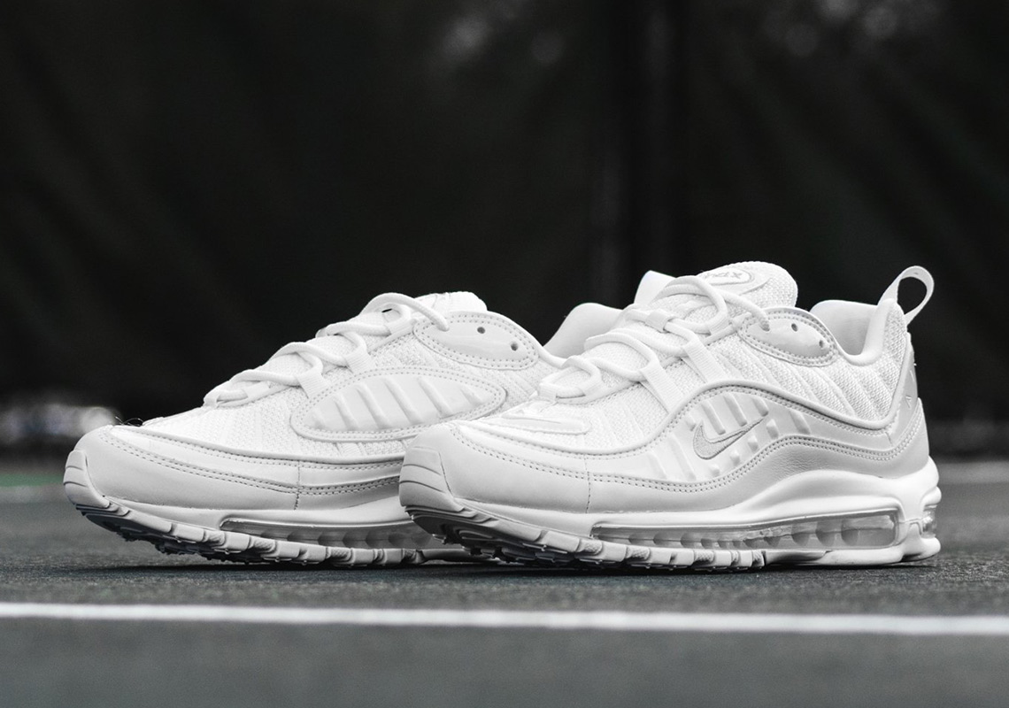 Nike Air Max 98 Triple White 640744 106 Release Info 41