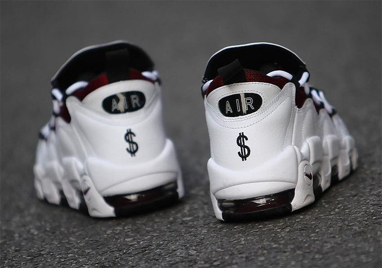 Nike Air More Money White Burgundy 13