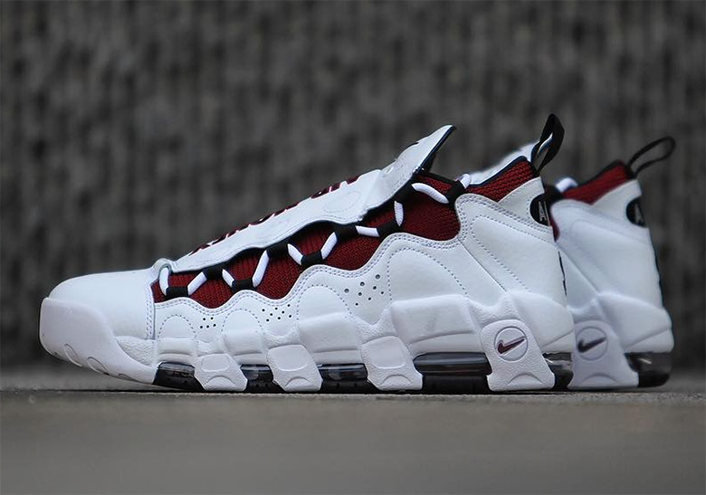 Nike Air More Money White Burgundy 9