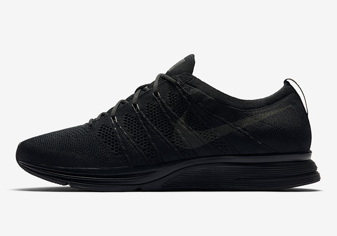 Nike Flyknit Trainer Triple Black Ah8396 004 3