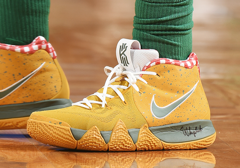 Nike Kyrie 4 Yellow Lobster Pe 1