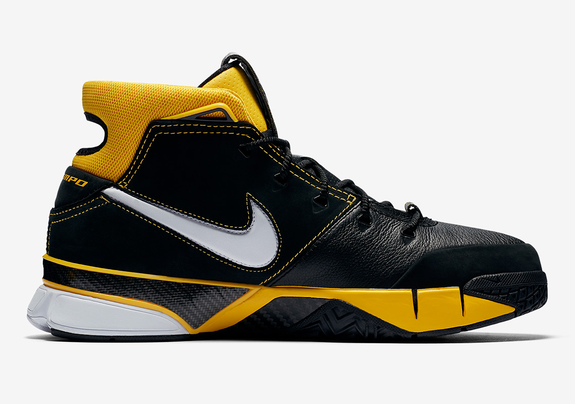 Nike Zoom Kobe 1 Protro Black Yellow Release Date 3