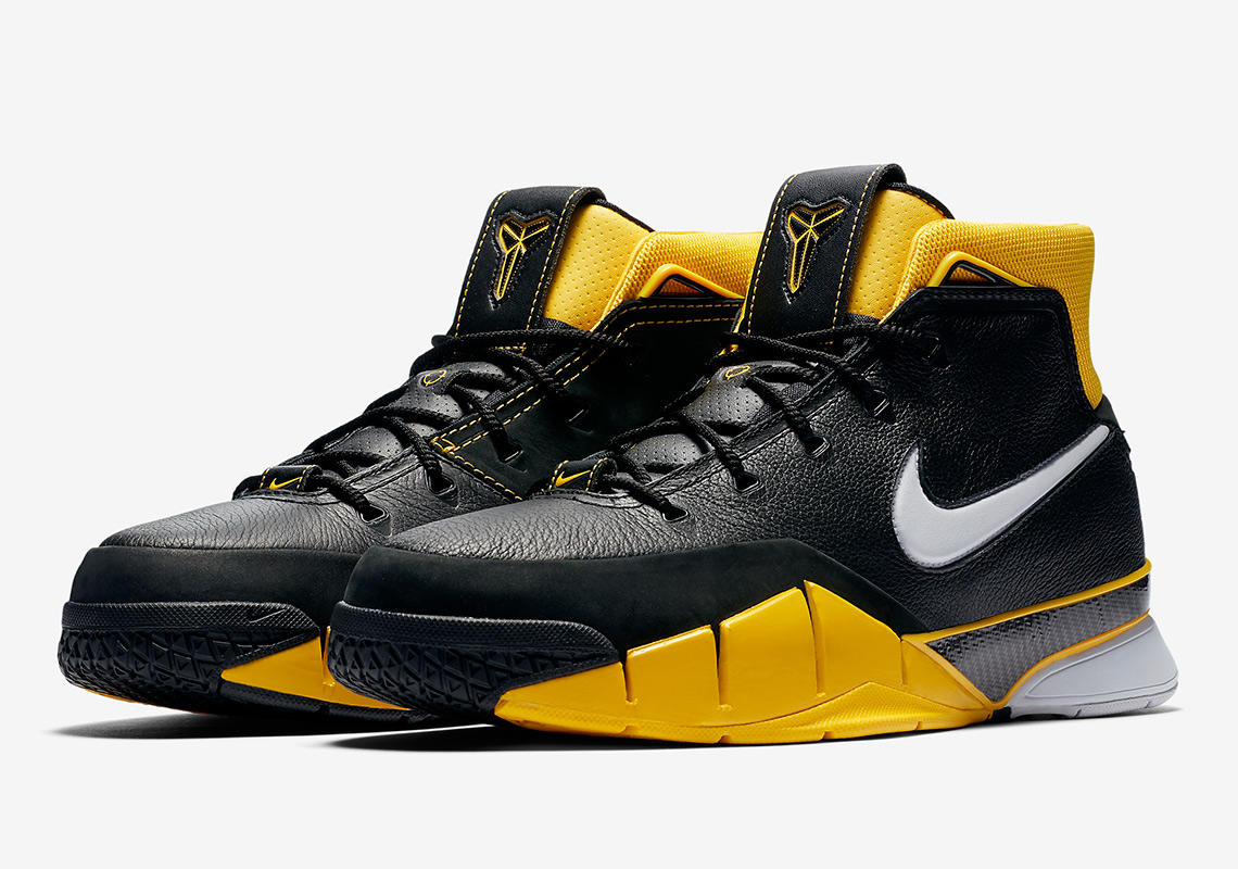 Nike Zoom Kobe 1 Protro Black Yellow Release Date 8