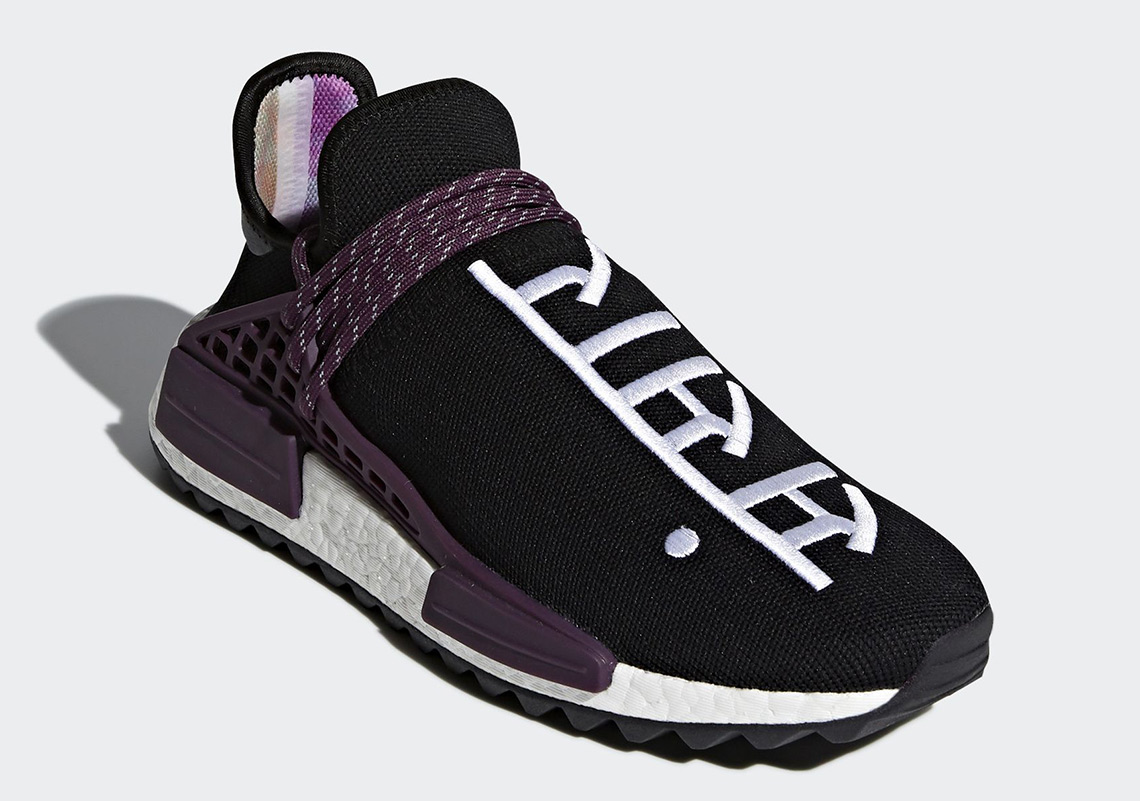 Official Images Of The Pharrell x adidas NMD Hu "Holi Festival" In Black