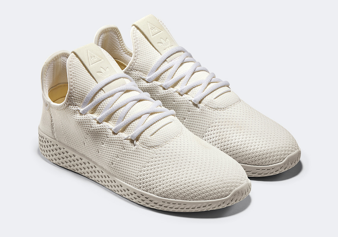 Pharrell Adidas Tennis Hu Holi White Blank Canvas Da9613 1