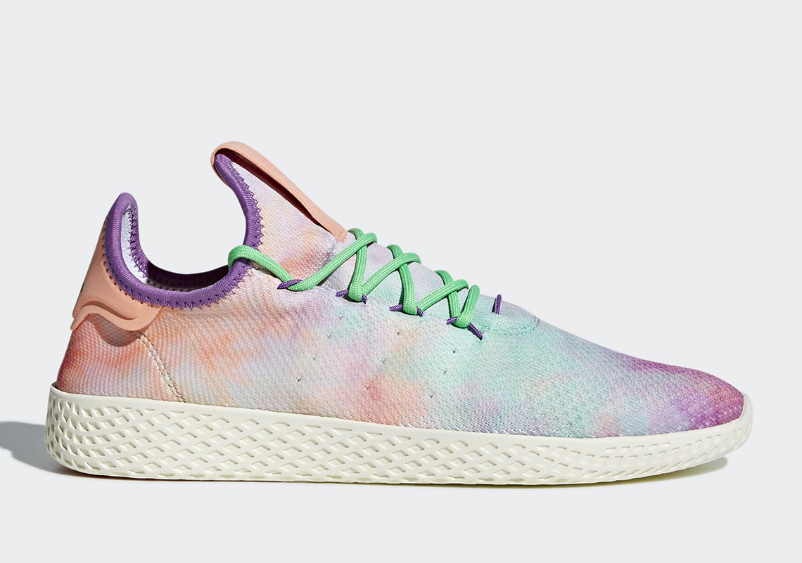 The Colorful "Tie Dye" Look Is Coming To The Pharrell x adidas Tennis Hu