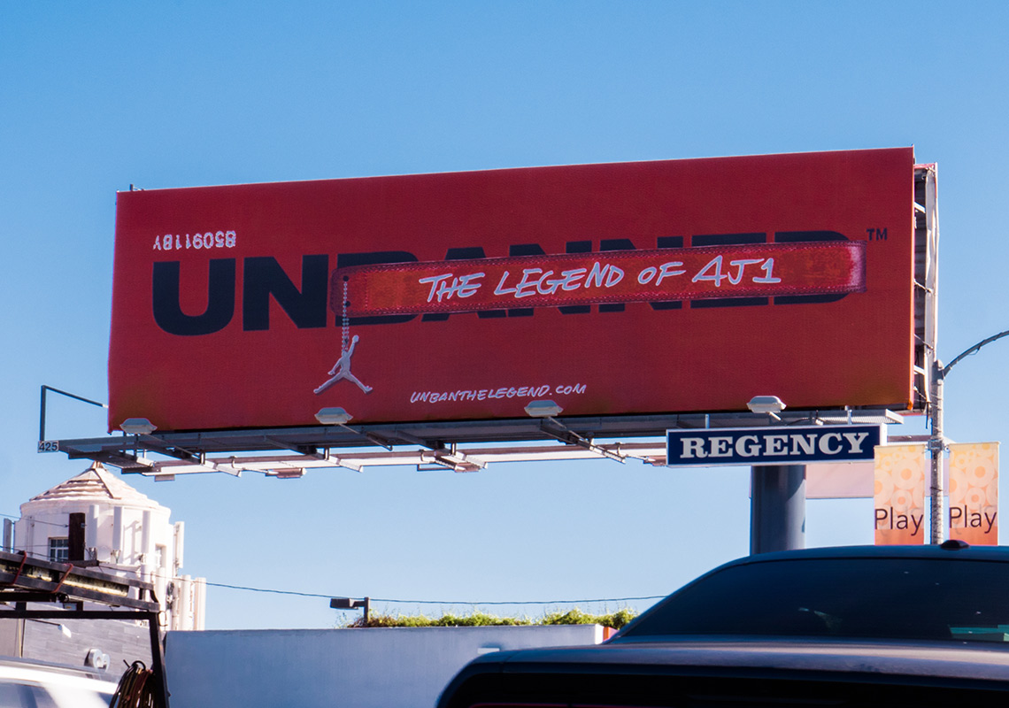 Mysterious Air Jordan 1-Themed Billboard Appears In Los Angeles