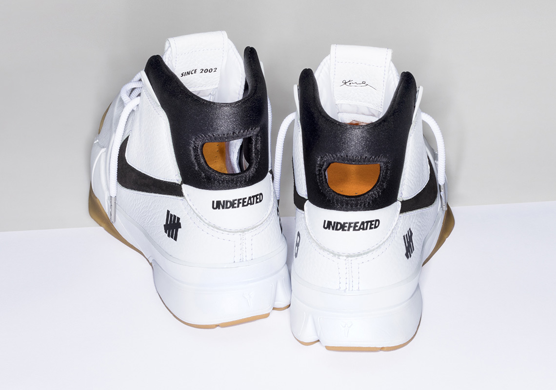 Undefeated Nike Zoom Kobe 1 Protro White Gum Release Date 6