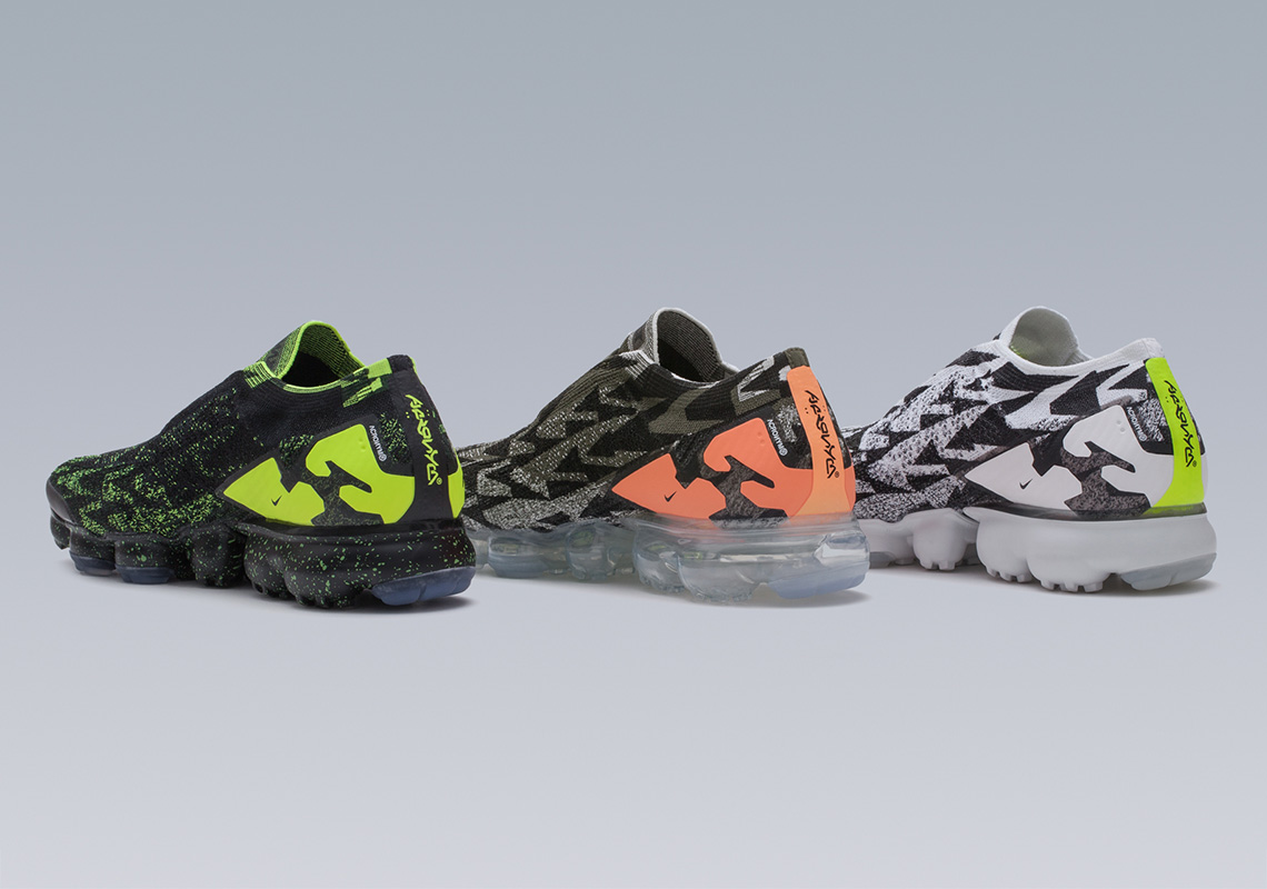 Acronym Nike Vapormax All Three Colorways