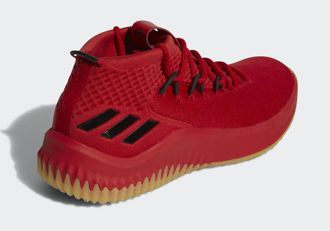 The adidas Dame 4 In Red And Gum Is Coming Soon