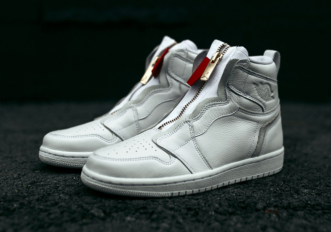 Air Jordan 1 High Zip White Gold Release Date 2