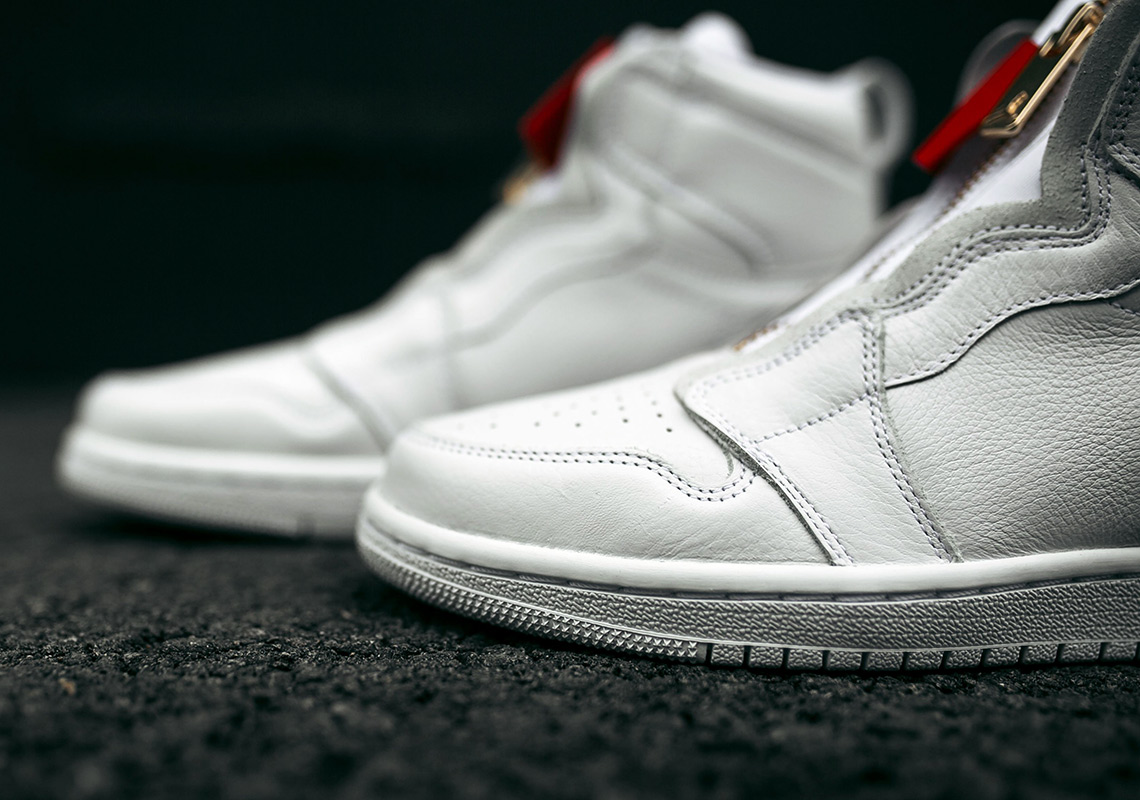 Air Jordan 1 High Zip White Gold Release Date 4