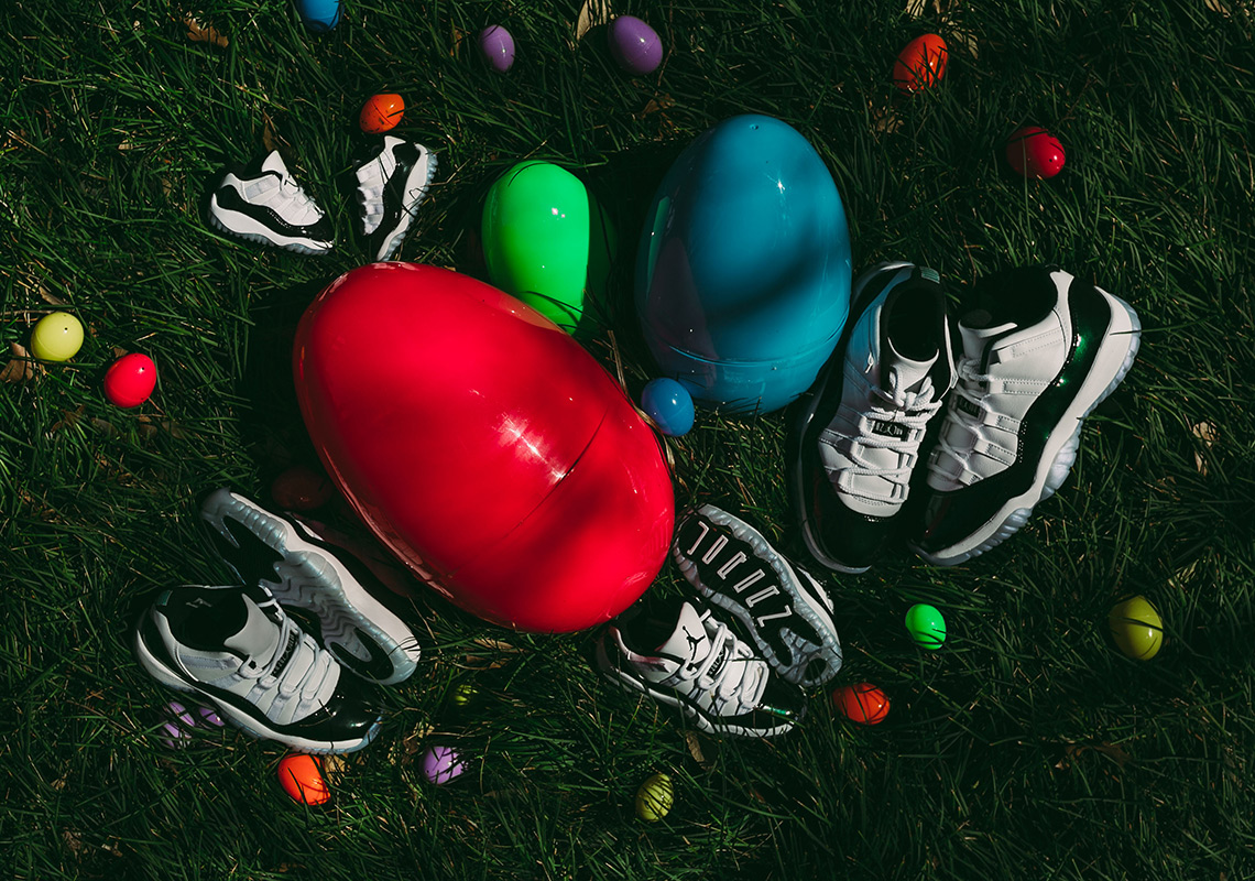 Full Family Sizing Will Be Available For The Air Jordan 11 Low "Emerald"