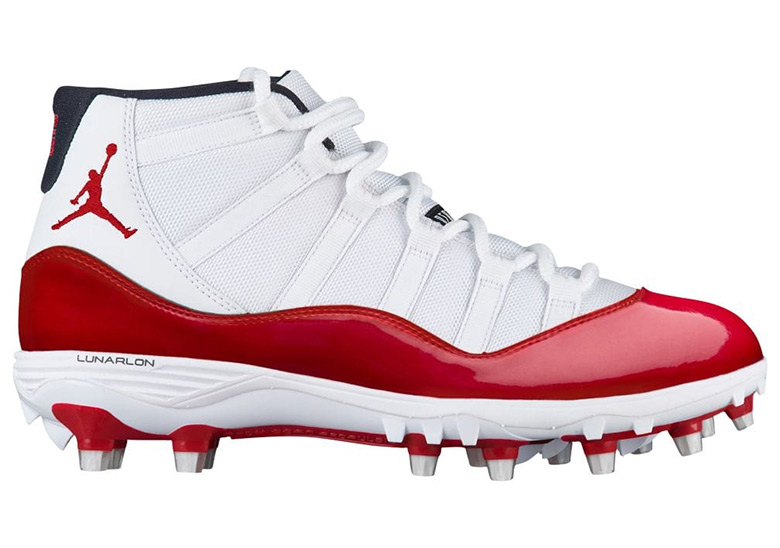 Air Jordan 11 Red White Td Cleats 1