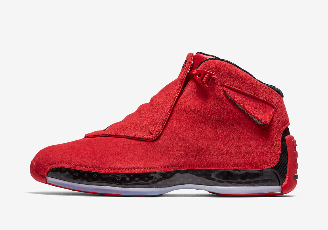 Air Jordan 18 Red Suede Aa2494 601 1