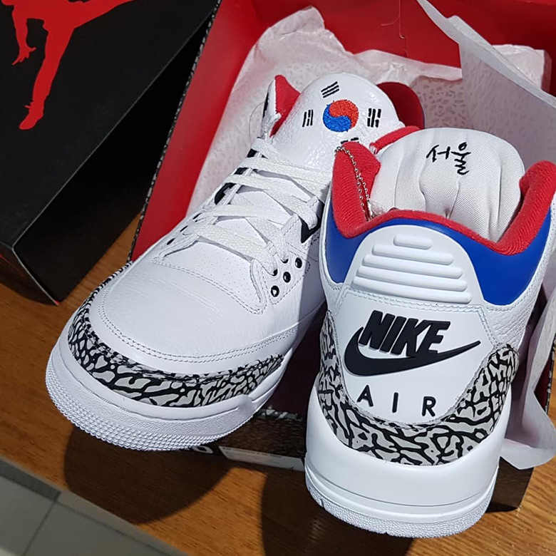 Air Jordan 3 Korea Av8370 100 2