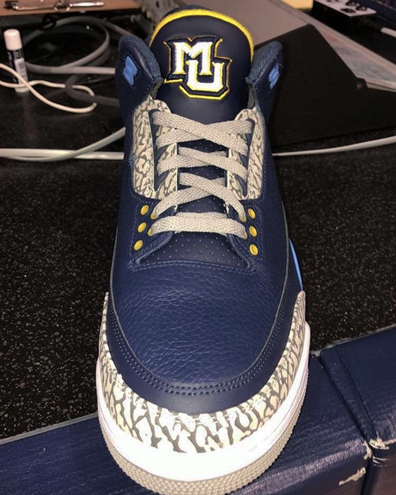 Air Jordan 3 Marquette Pe 2