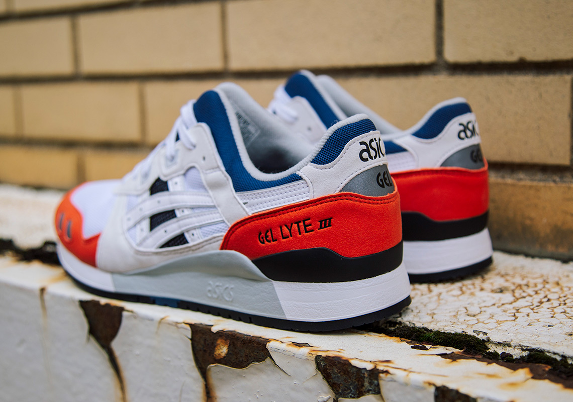 Asics Gel Lyte Iii White Orange Navy March 2018 2