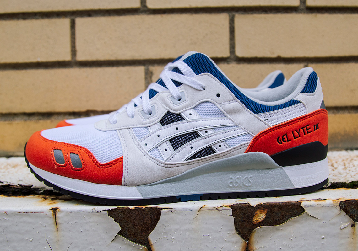 Asics Gel Lyte Iii White Orange Navy March 2018 3
