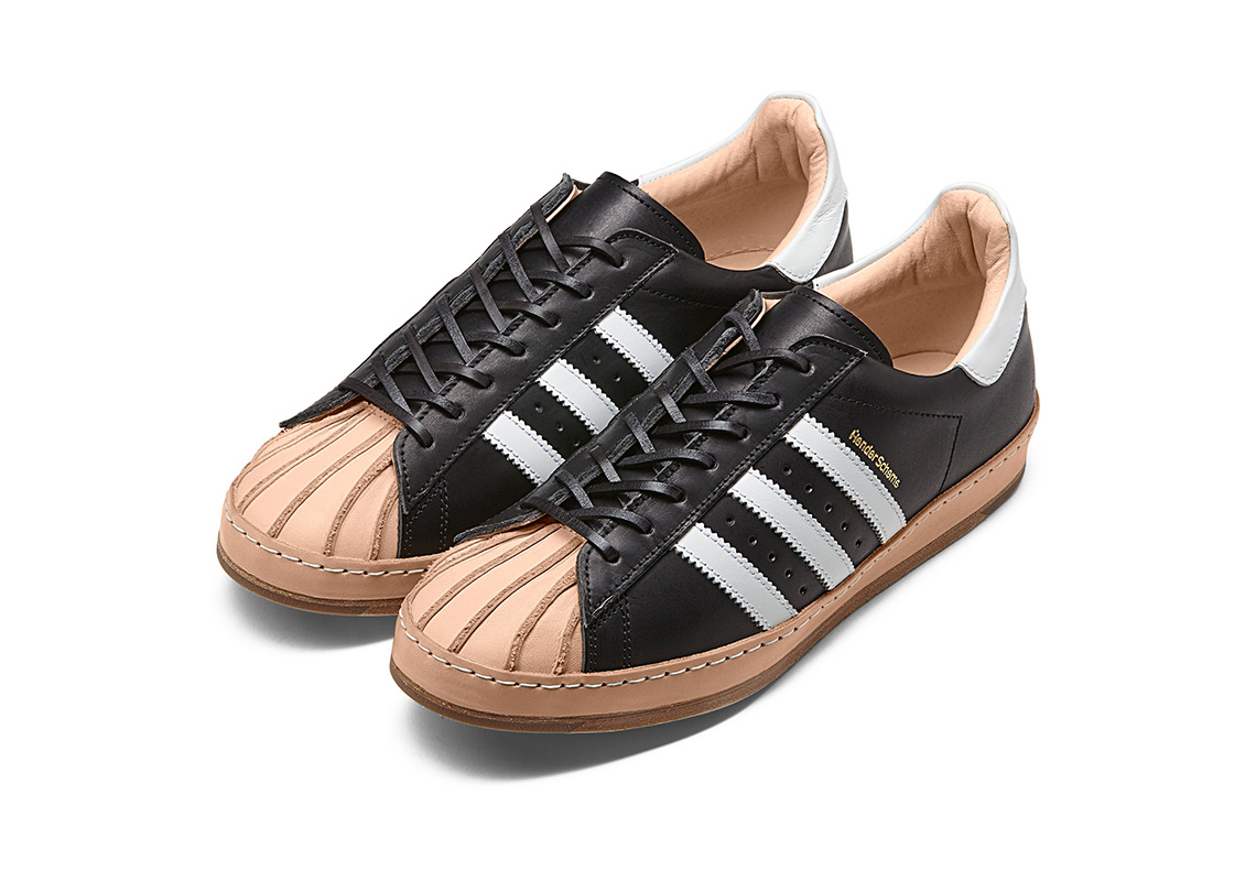 Hender Scheme Adidas Originals Superstar Black White 1