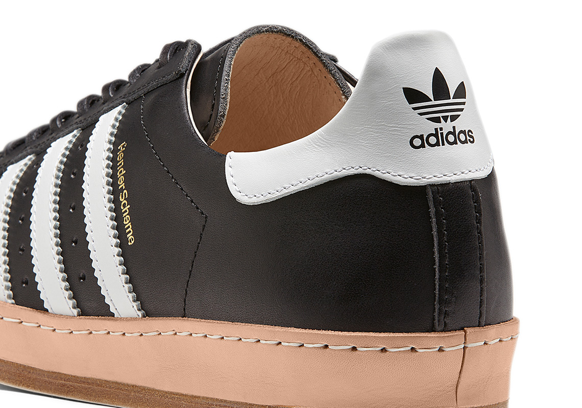 Hender Scheme Adidas Originals Superstar Black White 2
