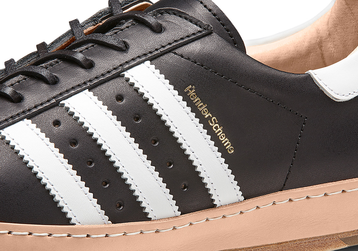 Hender Scheme Adidas Originals Superstar Black White 3