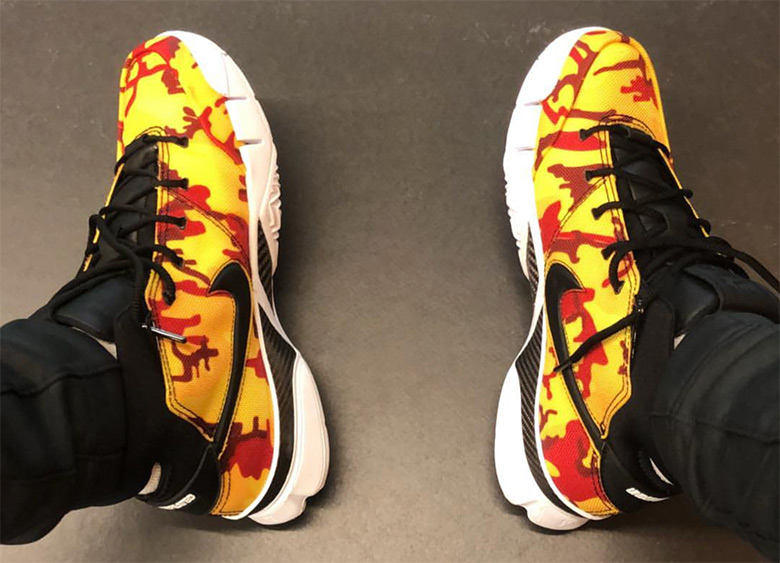 Isaiah Thomas Nike Zoom Kobe Protro Yellow Camo 1