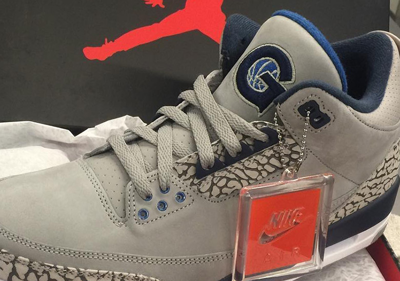 Georgetown Hoyas Get An Air Jordan 3 PE For March Madness