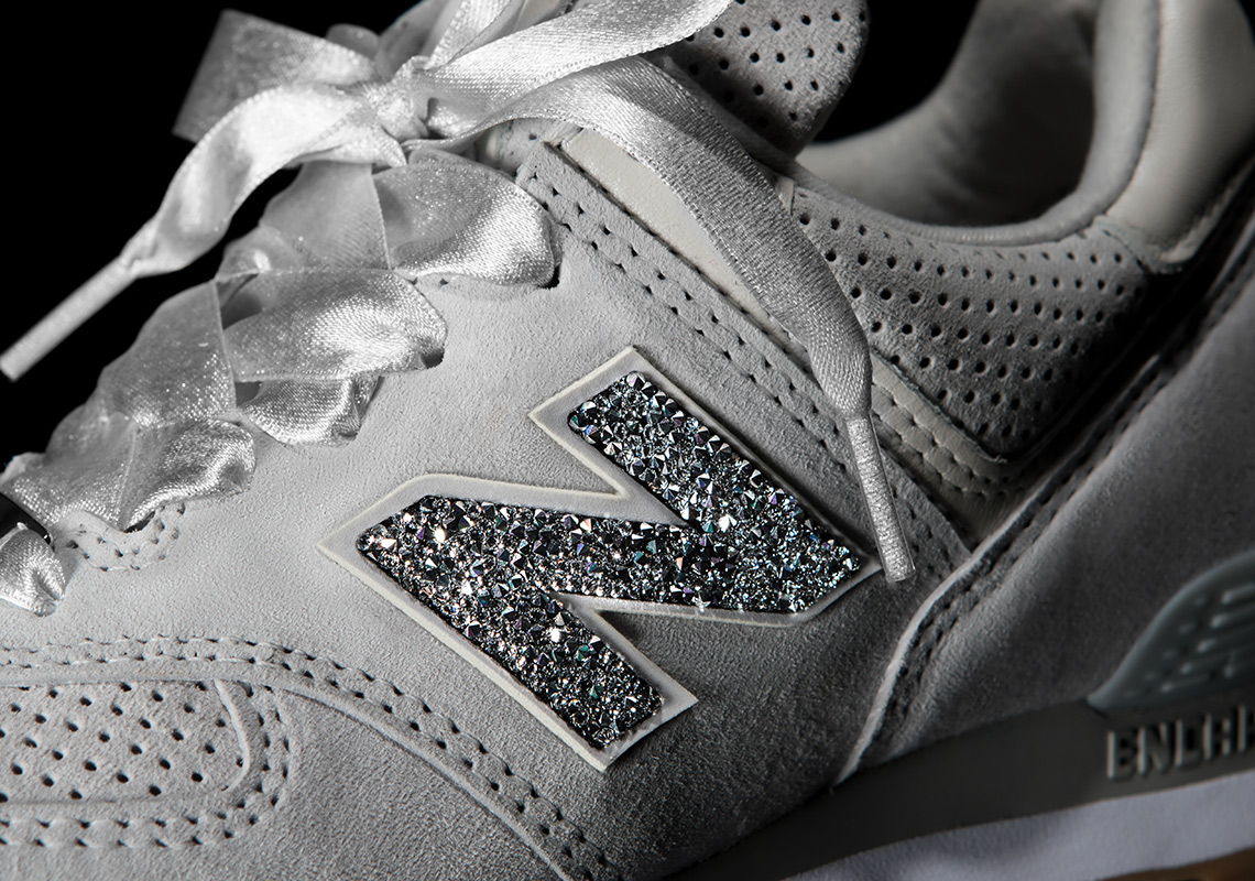 The New Balance 574 Celebrates "Grey Day" With Swarovski Crystals