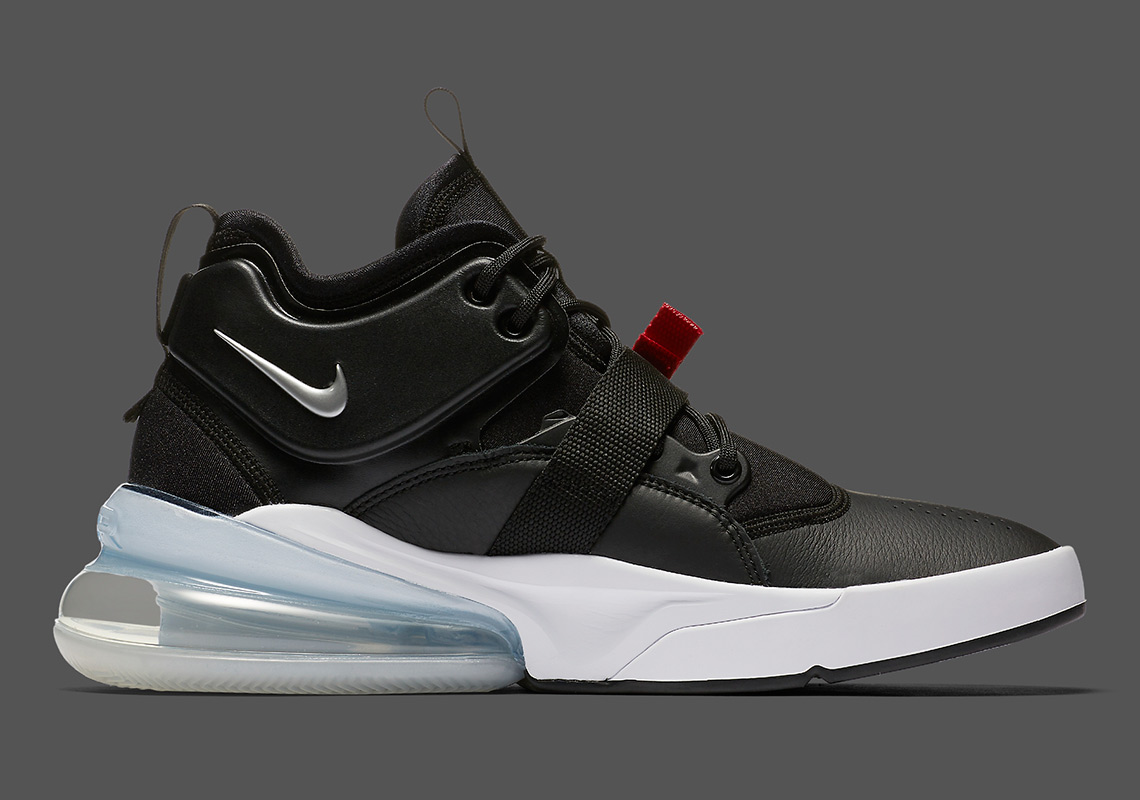 Nike Air Force 270 Black Red Ah6772 001 1